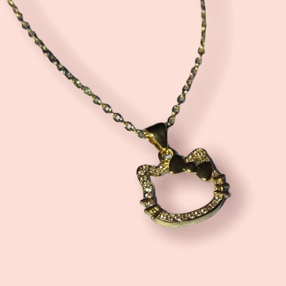Hello Kitty Gold Necklace NWT - Picture 2 of 5